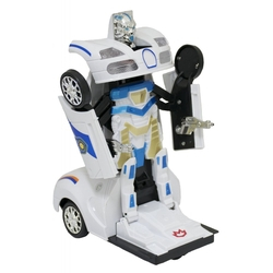 Carro Robô Transformers Carrinho de Polícia Som luz e Movimento é boa?