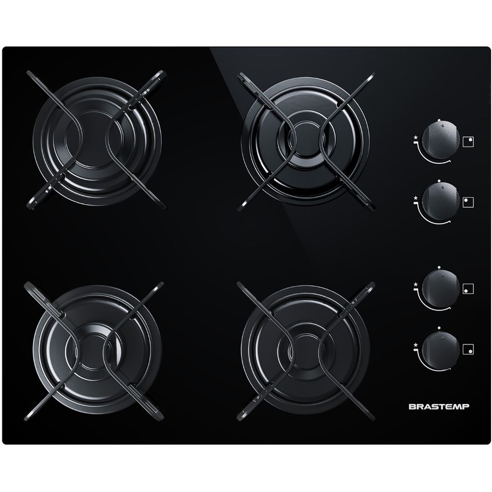 [30% de Cashback] Cooktop Brastemp 4 Bocas Ative! - BDD61AEUNA