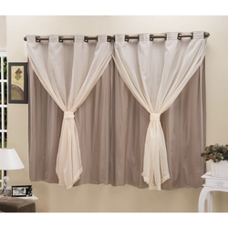 Cortina Blackout PVC com Tecido Voil 2,00 m x 1,40 m - Avelã é boa?