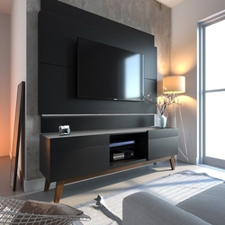 Rack com Painel Classic LED Imcal Móveis 2 Gavetas 1.8 Preto Fosco é boa?