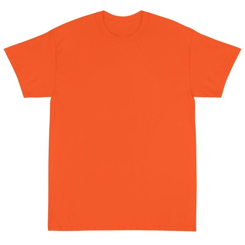 Camisa basica laranja Clearance