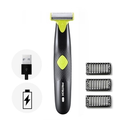 Barbeador Aparador Elétrico OneBlade 3 pentes de guia PRITECH é boa?