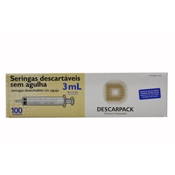 Seringa 3Ml Sem Agulha Descartável - 100 Unidades Luer Slip é boa?