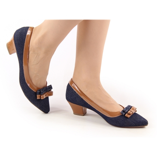 sapato scarpin jeans