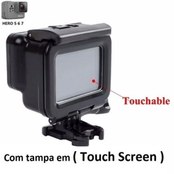 Caixa Estanque Preta Touch GoPro Hero 5 6 7 Black Blackout é boa?