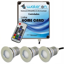 Kit Iluminação Piscina 3 Refletores 12W Led RGB + Controladora CARD - Water ON é boa?