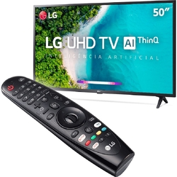 Smart TV Led 50'' LG 50UM7360 Ultra HD 4K com Conversor Digital + Wi-Fi 2 USB 3 HDMI Thinq Ai é boa?