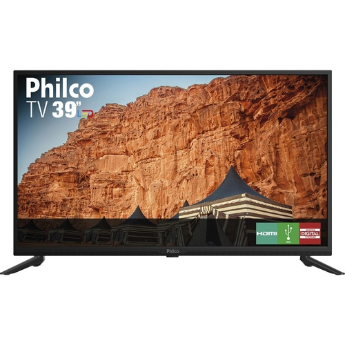 Foto 1 - TV LED 39'' Philco PTV39F61D HD com Conversor Digital Integrado 2 HDMI 1 USB Recepção Digital
