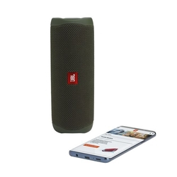 Caixa Jbl Flip 5 Bluetooth Prova D'água Verde Original Menor preço em Caixa Jbl Flip 5 Bluetooth Prova D'água Verde Original