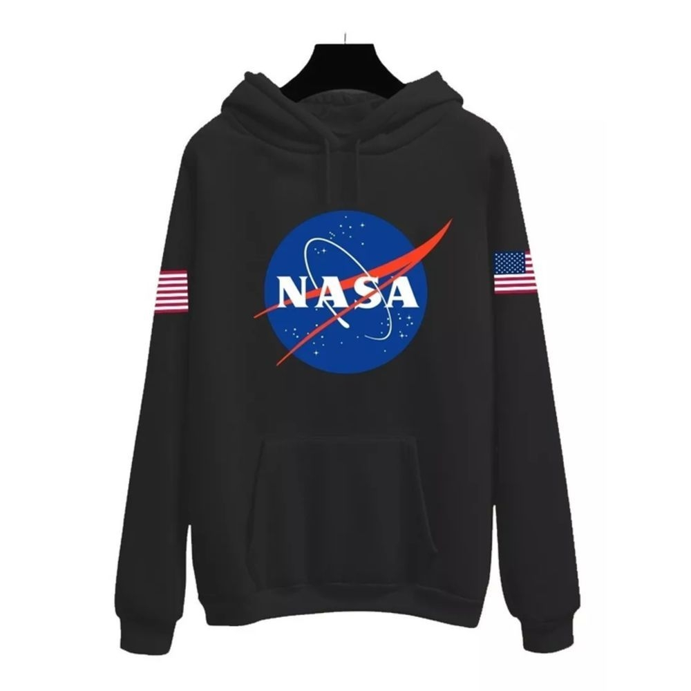 galaxy nasa moletom com capuz