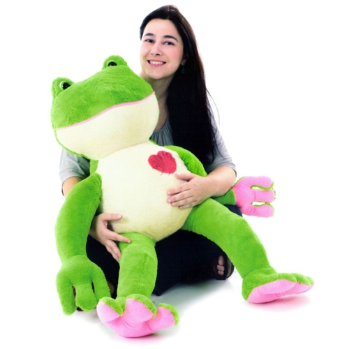 Sapo de pelucia gigante Clearance