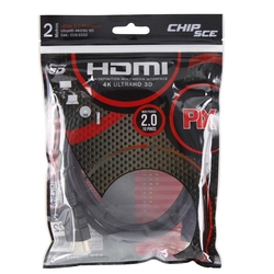 Cabo HDMI 2.0 - 4K, ULTRA HD, 3D, 19 Pinos - 2 Metros Polybag é boa?