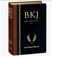 Biblia King James 1611 Com Estudo Holman - Marrom Com Preto - Bv Books é boa?