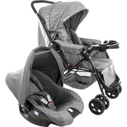 Carrinho de Bebê Travel System Reverse Cinza Rajado - Cosco é boa?