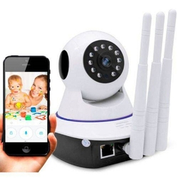 Câmera IP Sem Fio Wifi HD 720p Robo Grava em Cartão SD, com 3 Antenas e Visão Noturna é boa?