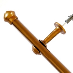 Kit Varão Para Cortina 2,5 Metros 19mm Ouro Velho é boa?