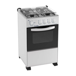 Fogão 4 Bocas de Piso Esmaltec Bali com Forno Limpa Fácil, Branco - 4080 Menor preço em Fogão 4 Bocas de Piso Esmaltec Bali com Forno Limpa Fácil, Branco - 4080