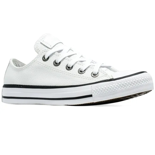 converse chuck taylor branco couro