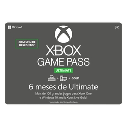 Gift Card Digital Xbox Game Pass Ultimate 6 meses é boa?