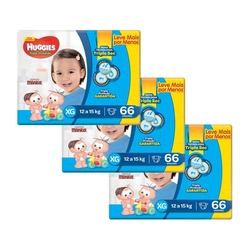 Kit Fraldas Xg 198 Unidades Huggies Turma Da Mônica Menor preço em Kit Fraldas Xg 198 Unidades Huggies Turma Da Mônica