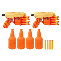 Lançador Nerf Pack Duplo Alpha Strike Fang QS-4 com 4 Alvos e 12 Dardos E7564 - Hasbro é boa?