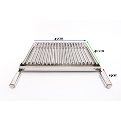 Grelha Argentina (Parrilha) 45x40 cm de Inox para Churrascos é boa?