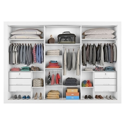 Guarda Roupa Toronto 3 Portas E 6 Gavetas - Móveis Europa - Branco é boa?