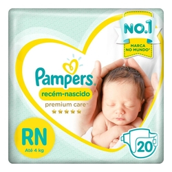 Pampers Premium Care Fralda Infantil Rn C/20 é boa?