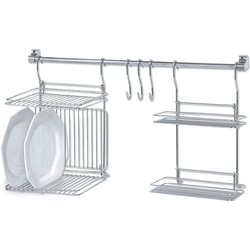 Kit Cozinha Suspensa Escorredor Porta Temperos Kit04 Cromado é boa?