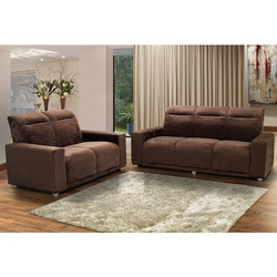 Conjunto Estofado 3 e 2 Lugares Bali - Abitare Tecido Suede Amassado Menor preço em Conjunto Estofado 3 e 2 Lugares Bali - Abitare Tecido Suede Amassado