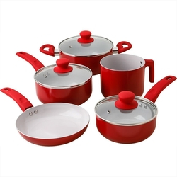 Jogo de Panelas Lugano Vermelho 5 Peças - La Cuisine é boa?