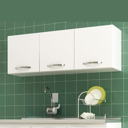 Armário de Cozinha Aéreo Triplo Médio com 3 portas 120 X 38 X 32cm Light CZ6283BR Branco Brilho - IRM é boa?