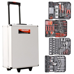 Kit Maleta de Ferramentas com Rodas 186 Peças - NMF186G é boa?