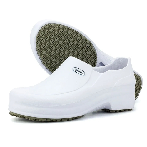 sapato plastico branco