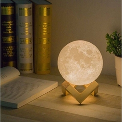 Luminaria 3D Touch Lua Cheia Abajur LED Decoracao USB RGB é boa?