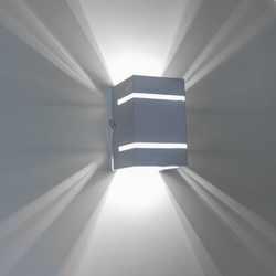 Arandela Branca + LED 5W 6000K luminária Externa Parede Muro 2 Focos Frisos Fachos St327 é boa?