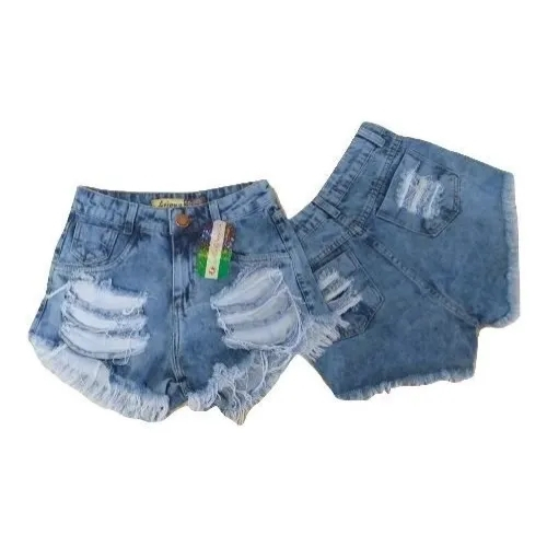 short curto feminino cintura alta