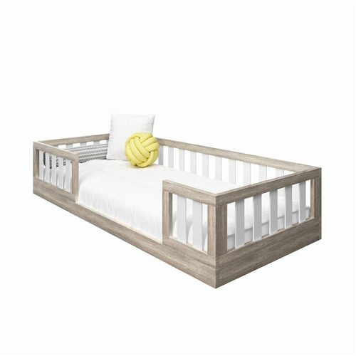 Cama montessoriana solteiro branco maria grão de gente Clearance