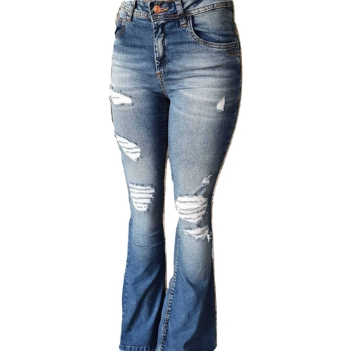 calça rasgada jeans