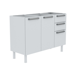 Gabinete de Cozinha Colormaq Verona para Pia de 1,20m em Aço é boa?