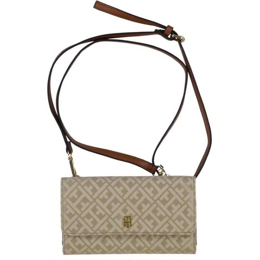bolsa transversal tommy hilfiger jacquard