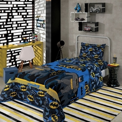 Edredom Infantil Dupla Face Solteiro Lepper Batman Azul é boa?