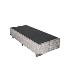 cama box solteiro MacBox veludo suede base sem colchao marrom preto barato barata ortobom promocao promoção desconto é boa?