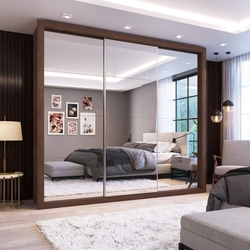Guarda Roupa Casal com Espelho 3 Portas de Correr Flórida Espresso Móveis Malbec Menor preço em Guarda Roupa Casal com Espelho 3 Portas de Correr Flórida Espresso Móveis Malbec