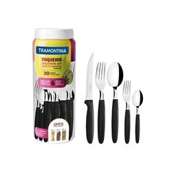 Faqueiro Inox Tramontina Ipanema Preto 30 Peças é boa?