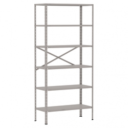 Estante de Aço Cinza 40cm 6 Prateleiras Chapa 26 Com X de Fundo - ULTRA Móveis é boa?
