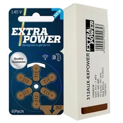 60 Pilhas/Baterias Extra Power para Aparelho Auditivo - tamanho 312 é boa?