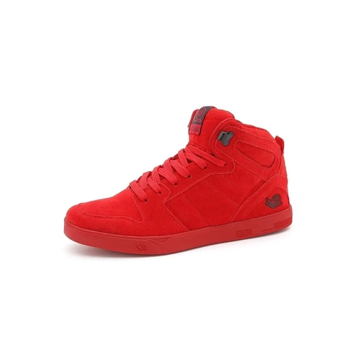 tenis cano longo vermelho masculino