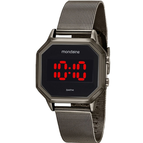 relogio feminino mondaine quadrado