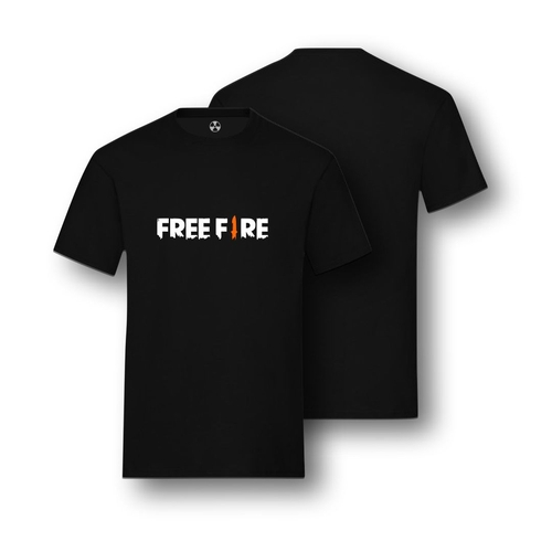 free fire camisa preta